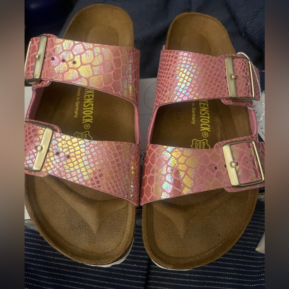 Birkenstock Women Sandals with White Outsoles Size 40 NWB - Picture 2 of 4